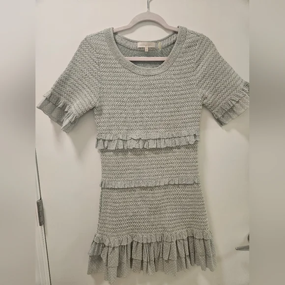 Loveshackfancy Aveline Ruffled Mini Dress Size M - Picture 3 of 13